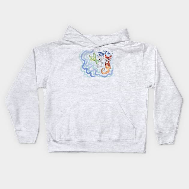 Sea Chis Kids Hoodie by Popcorn Jam